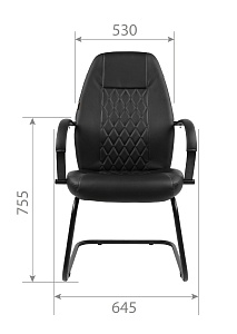 Офисное кресло CHAIRMAN 950 V LT, экокожа, черный